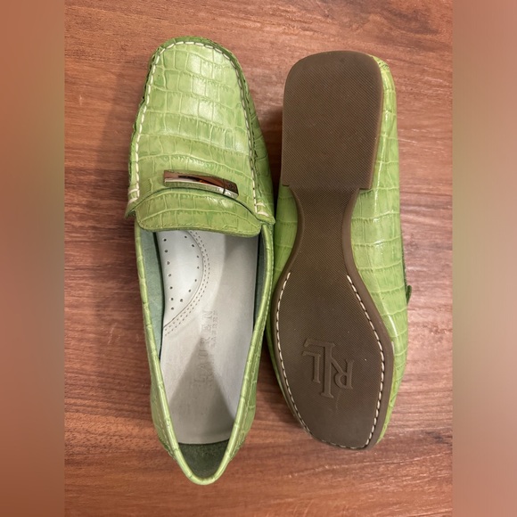 Ralph Lauren “Suzie” Faux Crocodile Loafer - Picture 4 of 10